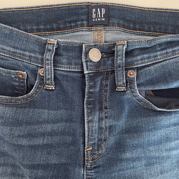 Gap Classic Straight Dark Indigo Jeans - Picture 3 of 10